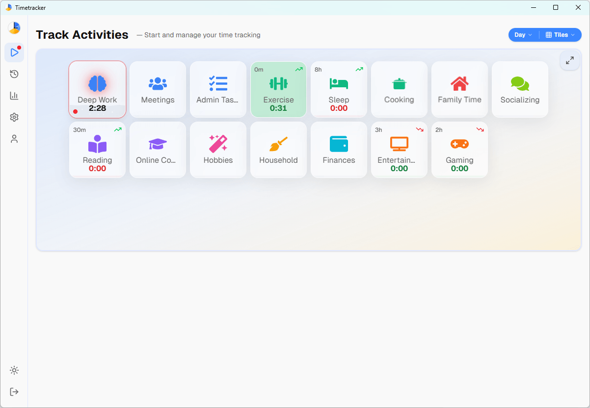 Timetracker Desktop App for Linux
